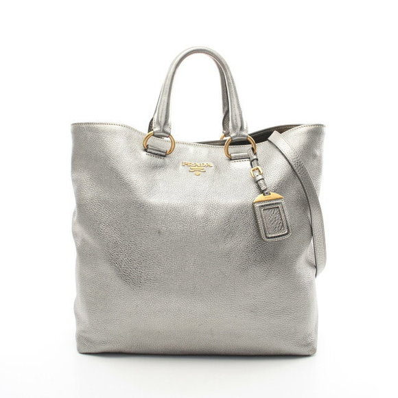 Prada VITDAINO Bag Leather Tote - Picture 1 of 7